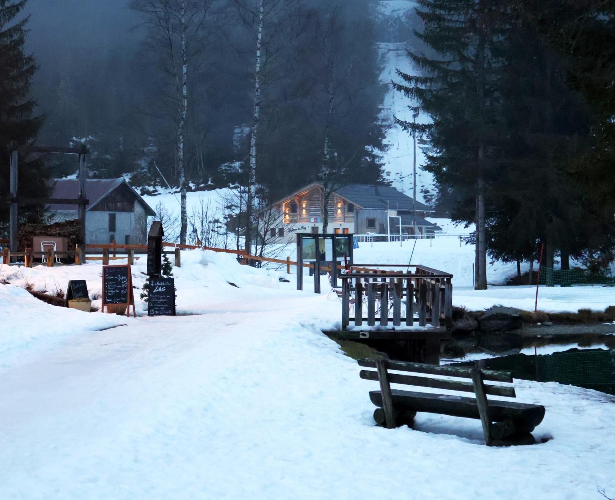 מלון לה קונטמין מונז'ואה La Ferme Du Praz מראה חיצוני תמונה