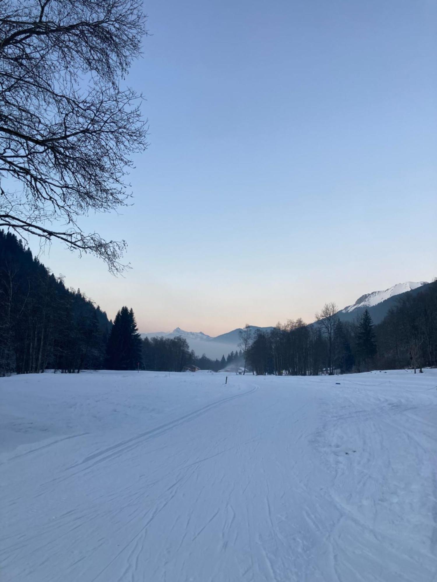 מלון לה קונטמין מונז'ואה La Ferme Du Praz מראה חיצוני תמונה
