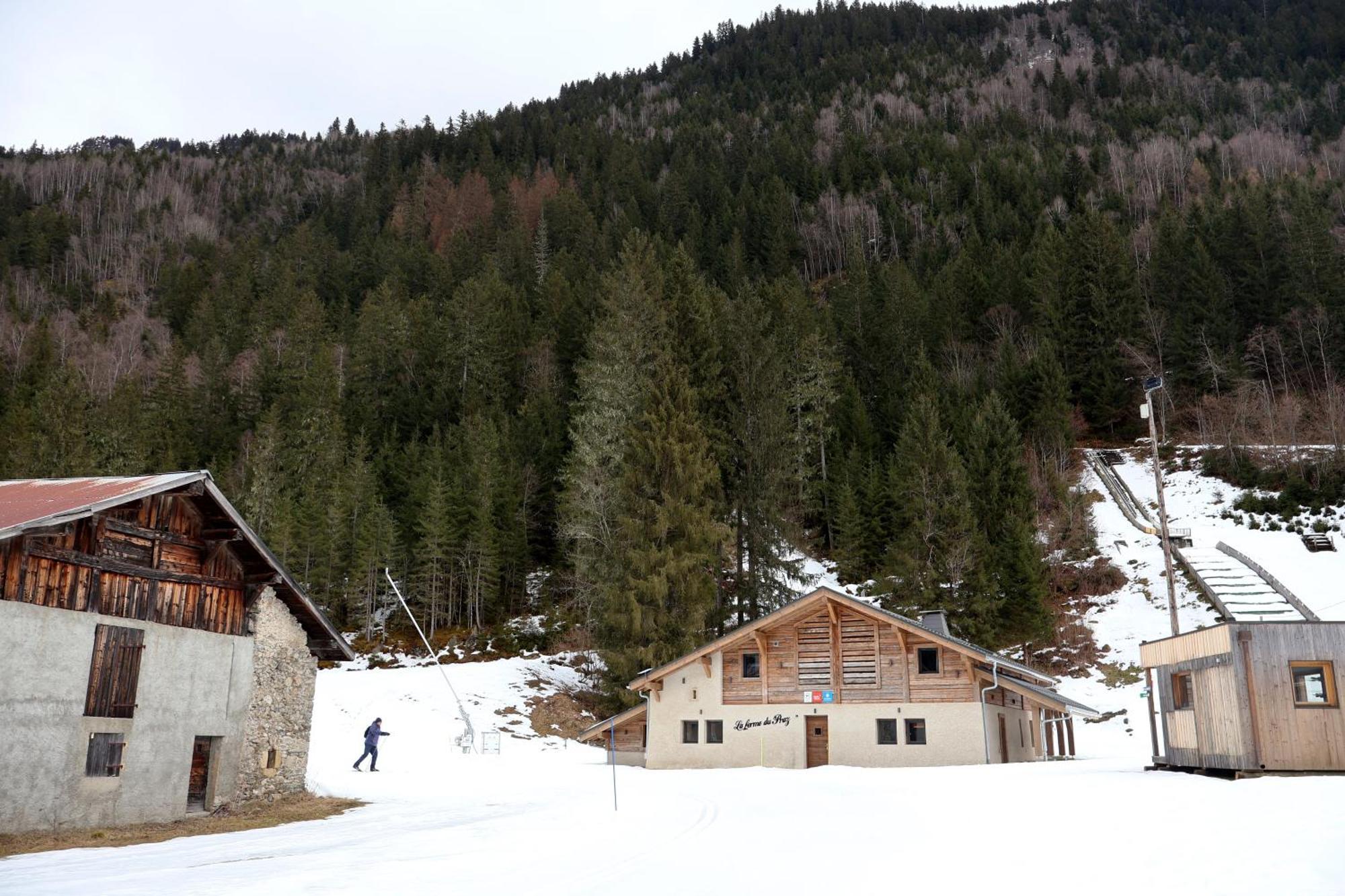מלון לה קונטמין מונז'ואה La Ferme Du Praz מראה חיצוני תמונה