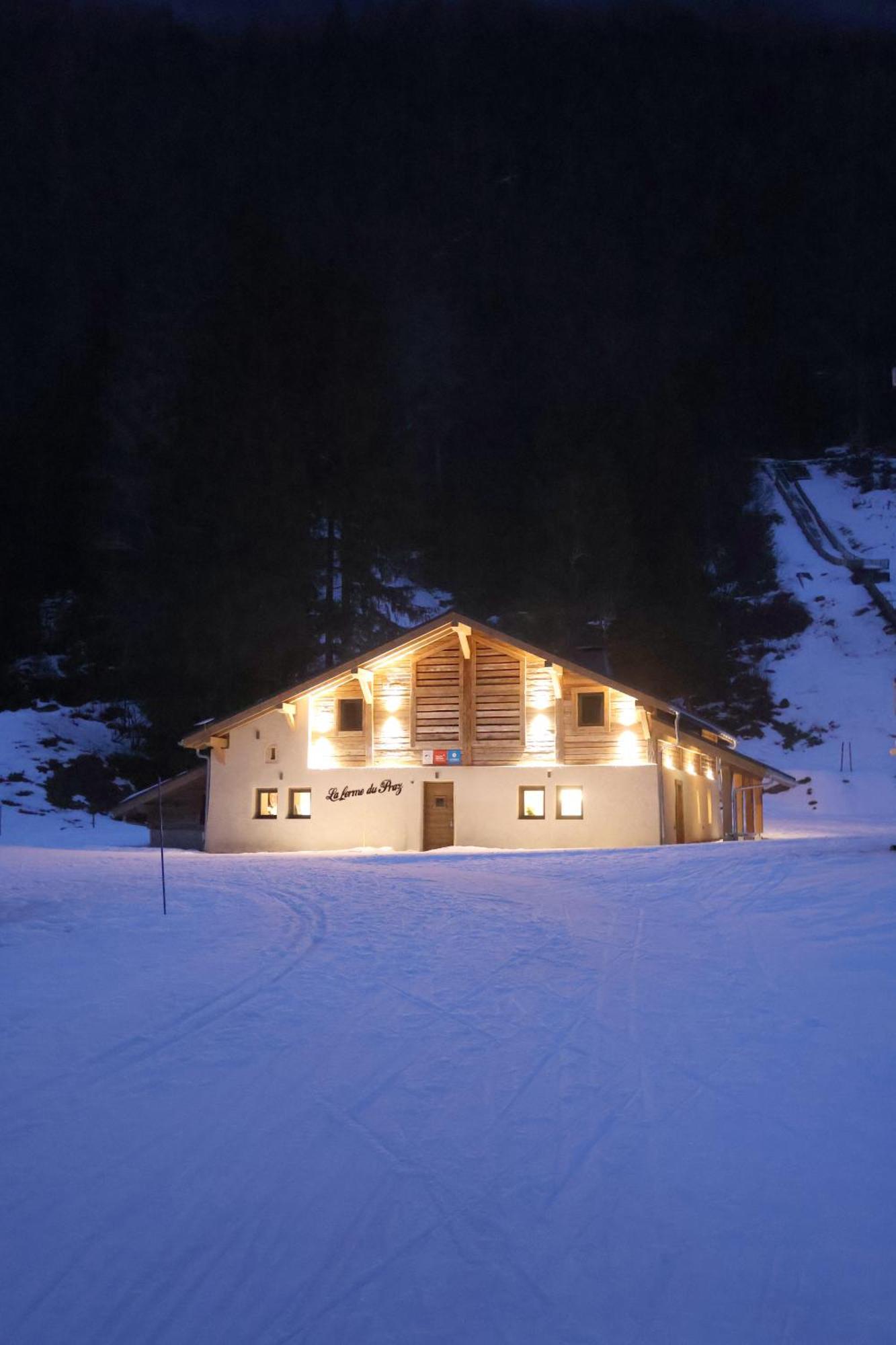 מלון לה קונטמין מונז'ואה La Ferme Du Praz מראה חיצוני תמונה