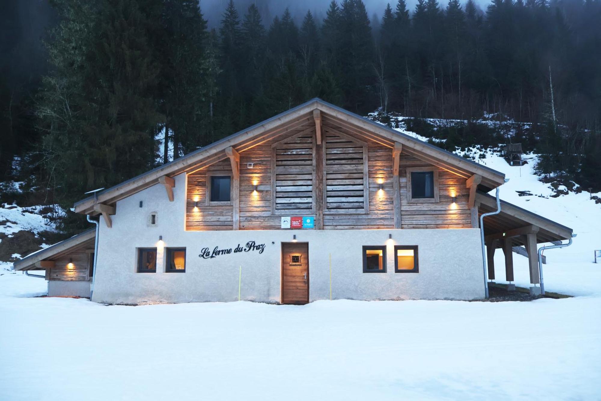 מלון לה קונטמין מונז'ואה La Ferme Du Praz מראה חיצוני תמונה